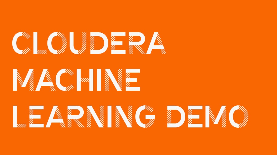 Demo Cloudera Machine Learning