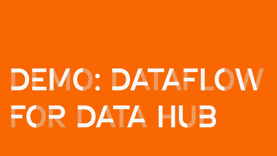 Demo DataFlow per Data Hub