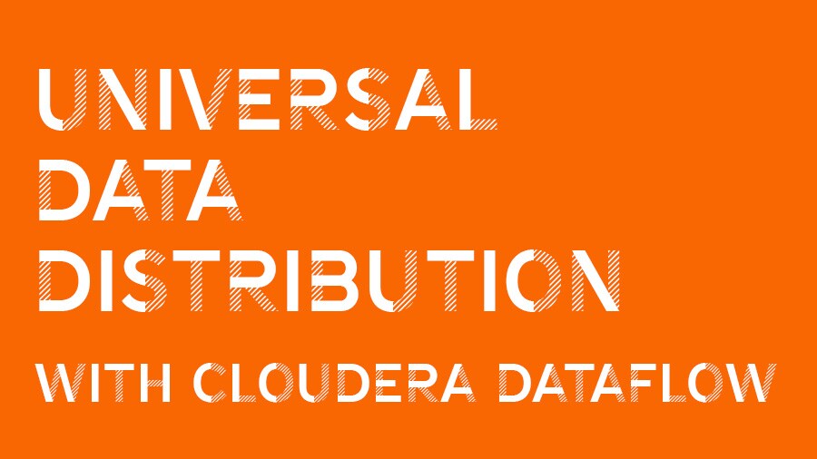 Immagine video della distribuzione universale dei dati con Cloudera DataFlow for the Public Cloud