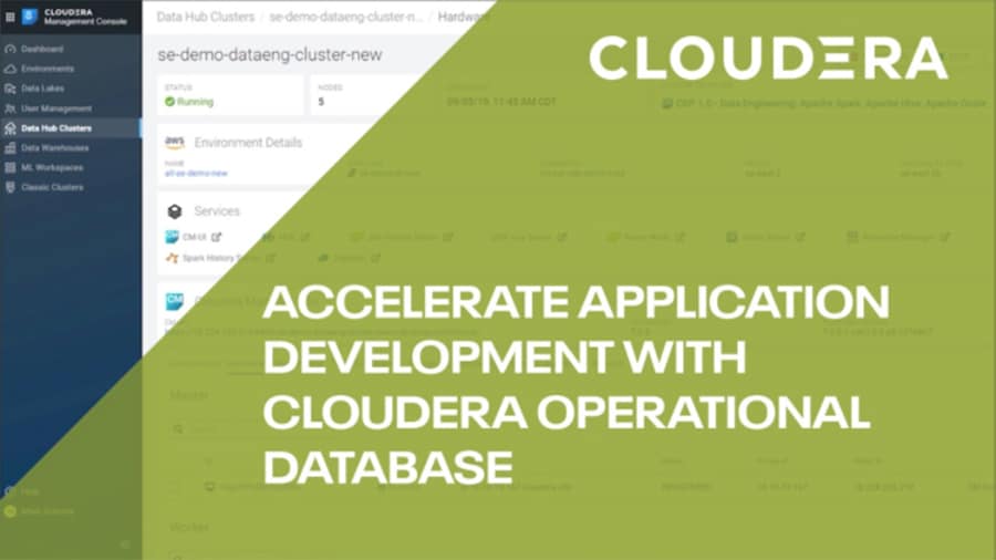 Video: accelera lo sviluppo delle applicazioni con CDP Operational Database
