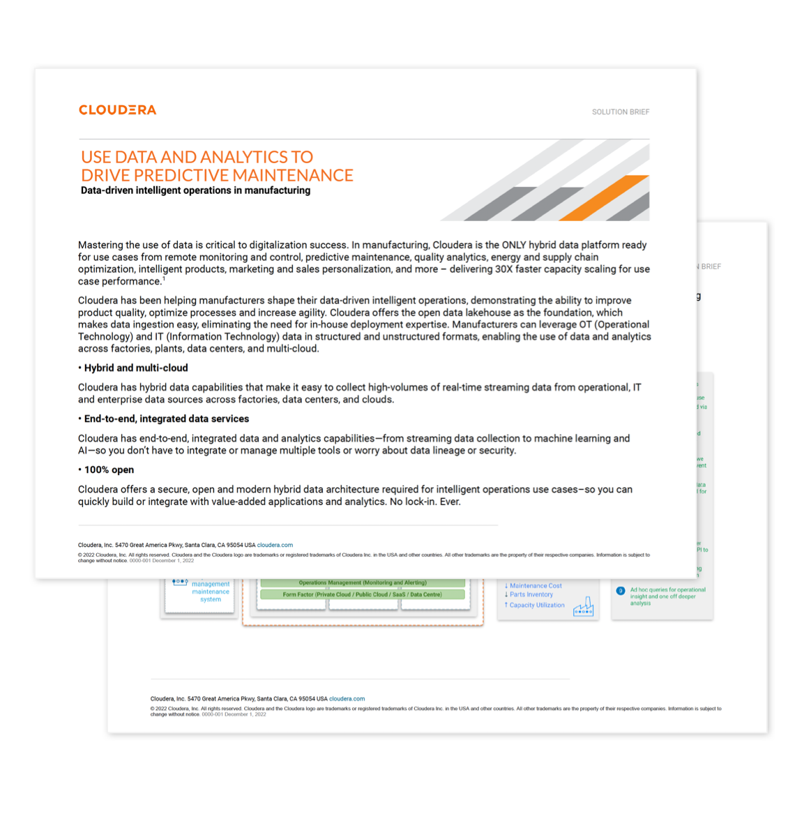 Sintesi della soluzione: Architettura di riferimento per la manutenzione predittiva